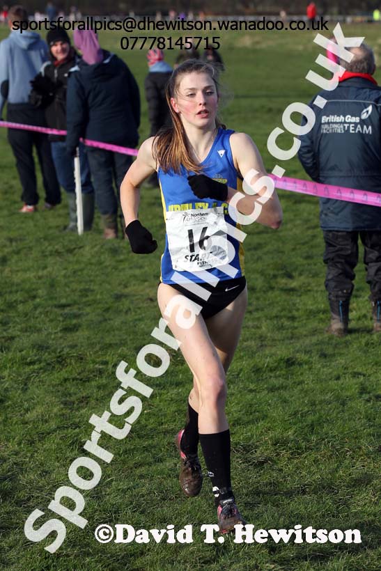 Under-17 womens Northern Cross Country  Championships, Pontefract. Photo: David T. Hewitson/Sports for All Pics